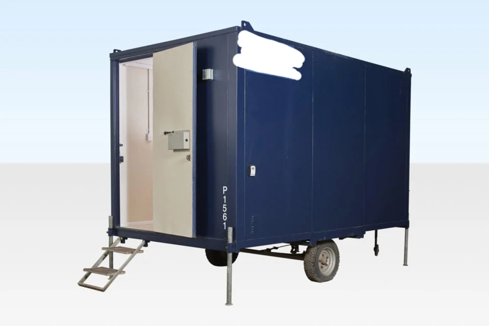 12ft x 7ft 6in Steel Mobile Office – Anti-Vandal Unit 2