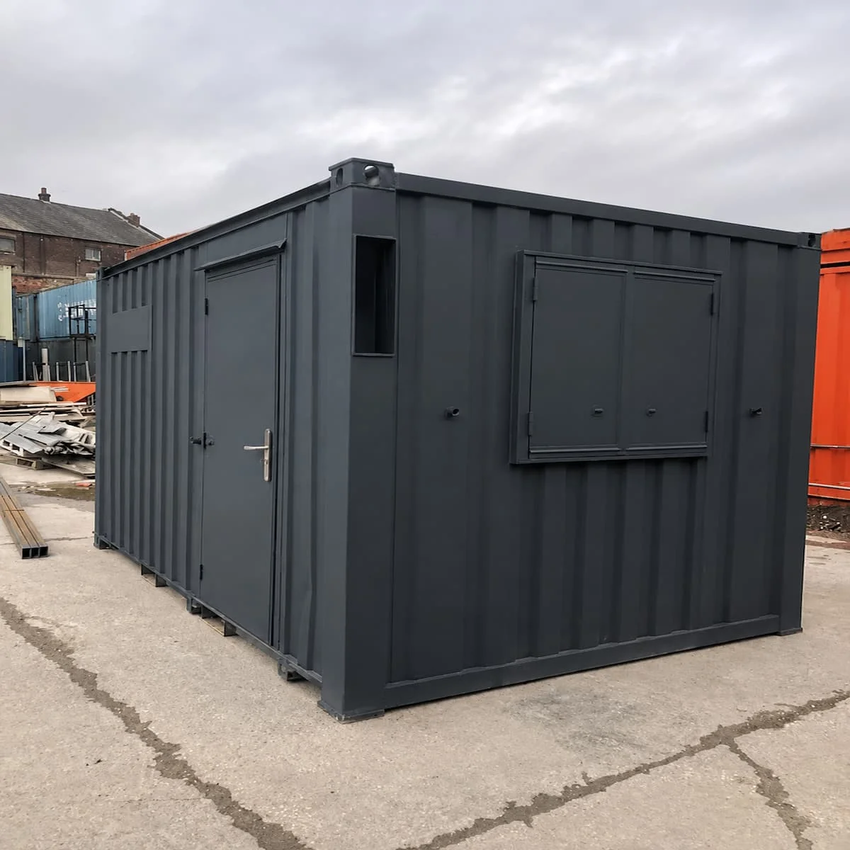 12ft x 8ft Steel Anti-Vandal Canteen Cabin