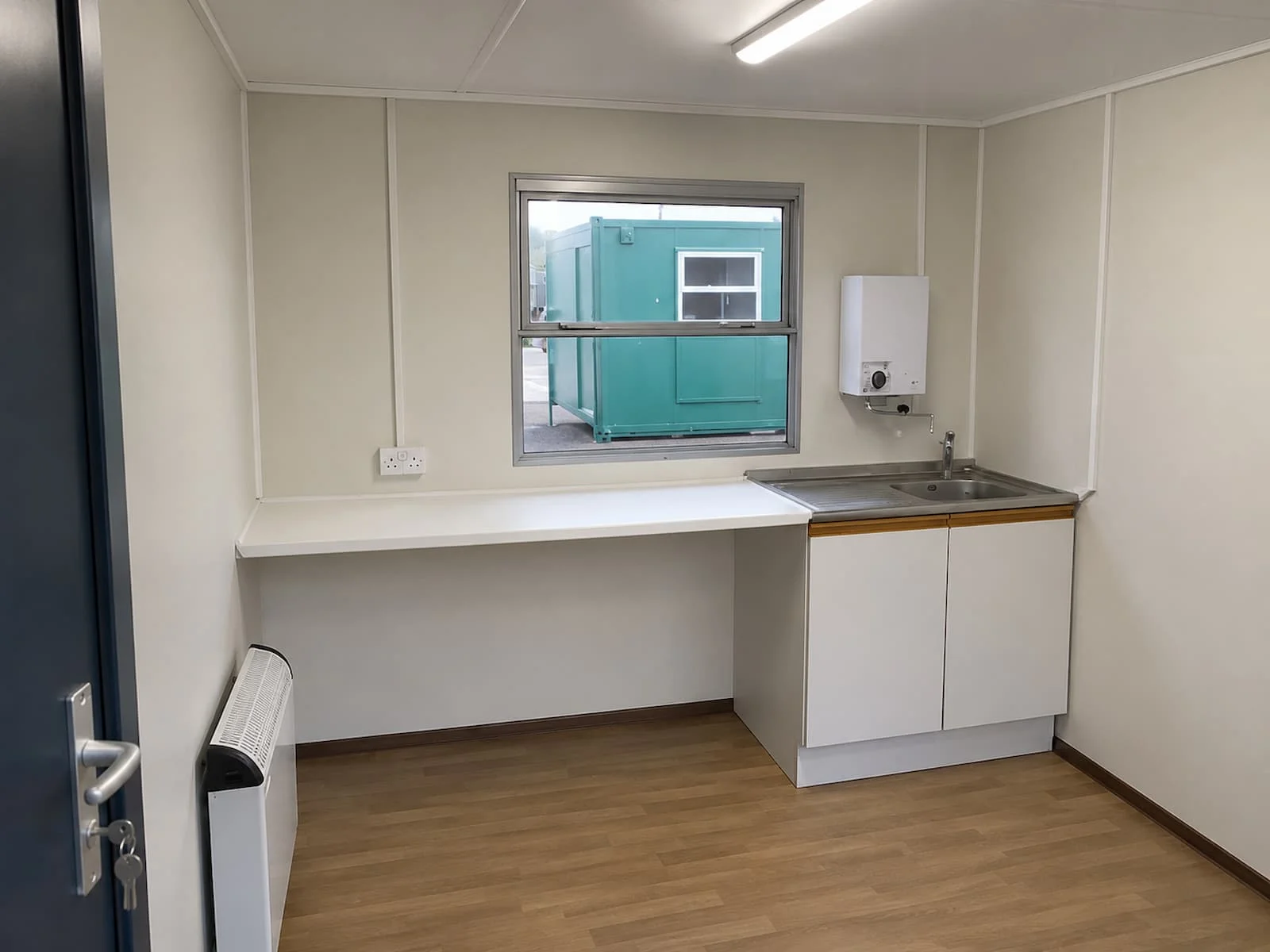 12ft x 8ft Steel Anti-Vandal Office Cabin