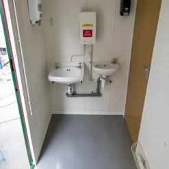 12ft x 9ft 2+1 Jackleg Toilet Cabin