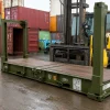 20ft New Collapsible Flat Rack Container – Green