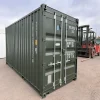 20ft New Low Height Shipping Container – One-Trip – Dark Green