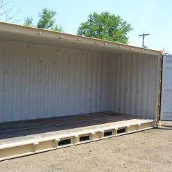 20ft One-Trip Open Side Container — Accordion Doors — New