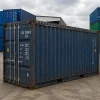 20ft Used Open Top Shipping Container – Tarpaulin Roof – Blue