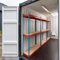 3-Tier Adjustable Container Side Racking — Single Bay QF1053 (Ref 2762)