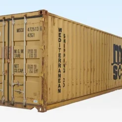 30ft Used Shipping Container Bulk – Wind & Watertight – Yellow