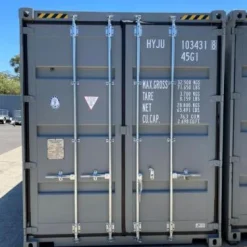 40ft New High Cube Shipping Container – One-Trip – Dark Grey