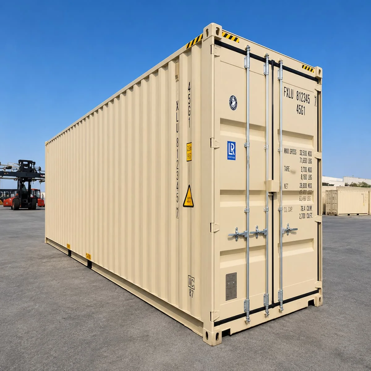 40ft New One-Trip Standard Shipping Container – Stock Ref 2553