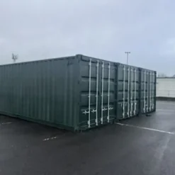 40ft Used High Cube Shipping Containers – Wind and Watertight – Dark Green